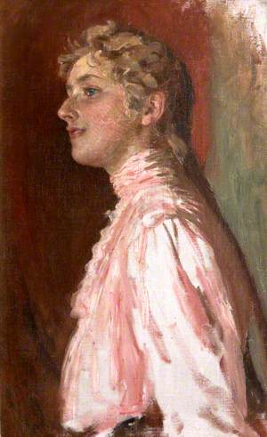 Agatha Miller (1890–1976), Later Agatha Christie, as a Young Woman in Pink