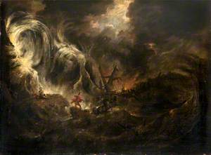 Storm at Sea with Neptune in His Chariot