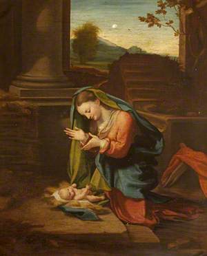 The Virgin Adoring the Christ Child