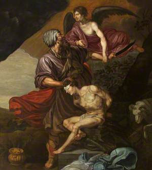 The Angel of the Lord Preventing Abraham from Sacrificing His Son, Isaac