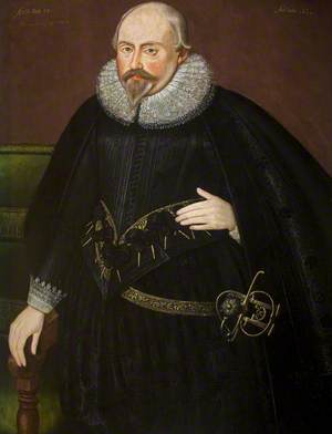 Called Thomas Morgan of Machen (d.1664), MP, but really (?) Sir Thomas Morgan of Ruperra (1564–1642)