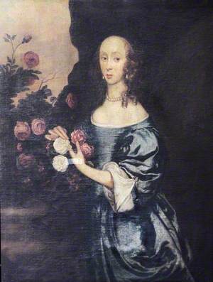 An Unknown Lady with Roses