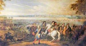 Louis XIV Directing the Crossing of the Rhine, 12 June 1672