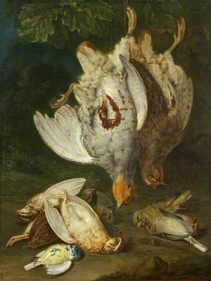 Dead Game with Partridge and Songbirds