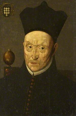 Portrait of a Priest in a Biretta