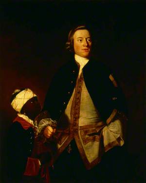 Admiral Paul Henry Ourry (1719–1783), MP, with 'Jersey'