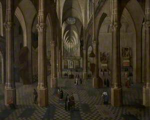 Interior of Antwerp Cathedral