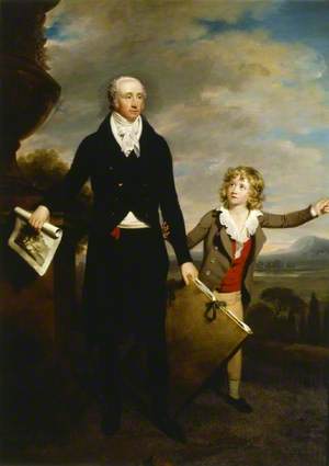 Sir Richard Colt Hoare (1758–1838), 2nd Bt, with His Son Henry Hoare (1784–1836)