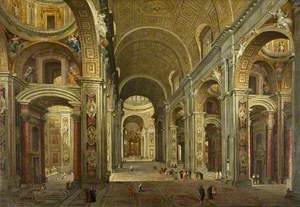 The Interior of St Peter's at Rome