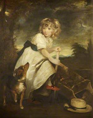 Master Henry Hoare (1784–1836), as a Boy, Gardening