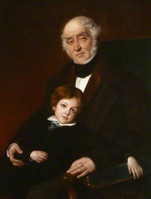 Walter MacGeough Bond (1790–1866), with His Son Edward Staples (1842–1901)