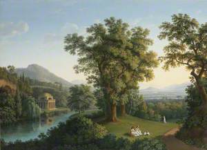 River Landscape with Elements of the English Garden at Caserta