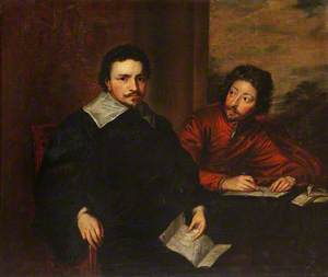 Thomas Wentworth (1593–1641), 1st Earl of Strafford, with His Secretary Sir Philip Mainwaring (1589–1661)