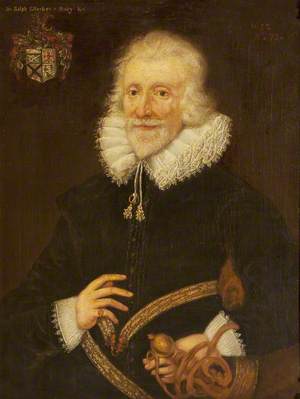 Sir Ralph Ellerker of Risby (b.1558/1559), at the Age of 73