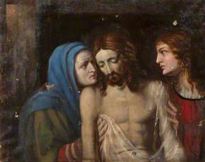 Christ with the Virgin Mary and Saint John the Evangelist