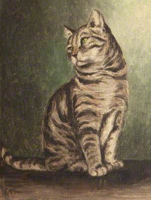 A Tortoiseshell Cat of Thomas Ferrers's (1931–1952) 