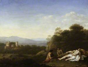 Landscape with a Satyr and Antiope (?)