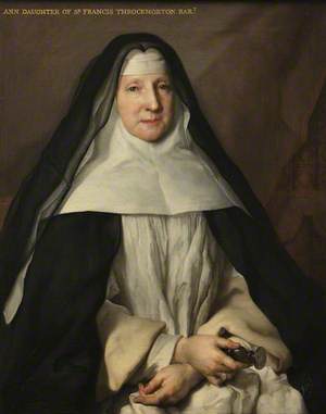 Anne Frances Throckmorton (1664–1734), Prioress of the English Augustinian Convent of Notre-Dame-de-Sion, Paris