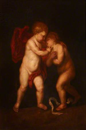 The Christ Child and the Infant Saint John the Baptist Embracing
