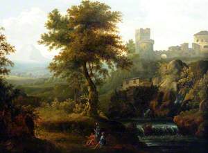 Italianate Landscape with a River and a Castle