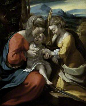 The Mystic Marriage of Saint Catherine
