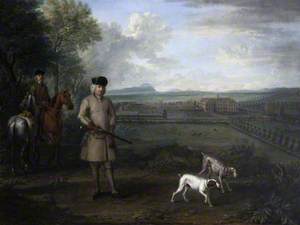 Bowater Vernon (1683–1735), with Hanbury Hall and Its Formal Garden 
