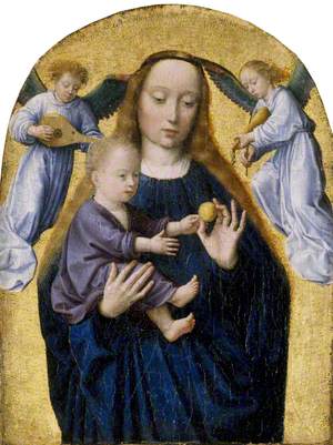 The Madonna and Child with Two Music-Making Angels