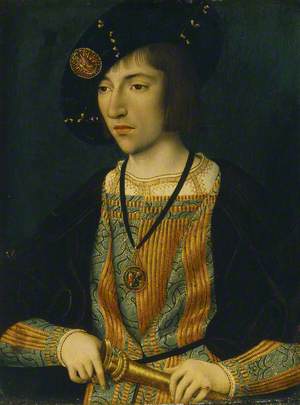 A Young Man Wearing the Order of the Annunciation