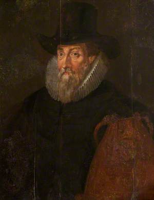 Portrait of an Unknown Man, Converted into Sir Thomas Coventry (1578–1640), 1st Baron Coventry of Aylesborough