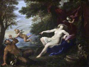Amor vincit omnia ('Love conquers all') (Venus Directing Cupids to Chastise Pan)