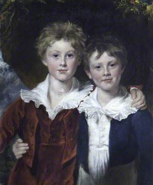 Thomas William Coke (1822–1909), Later 2nd Earl of Leicester, KG, and His Brother the Honourable Edward Keppel Coke (1824–1889)