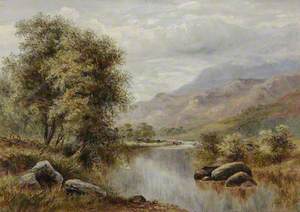 River in a Highland Landscape