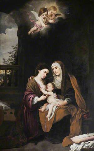 The Madonna and Child with Saint Anne