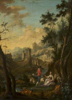 Landscape with a Shepherd and a Shepherdess