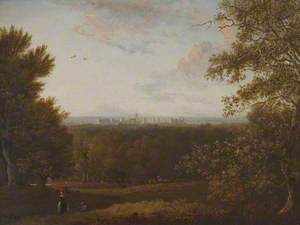 A Distant View of Windsor from a Wood