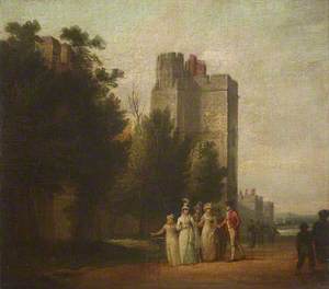 Entrance to the Middle Ward, Windsor Castle, 1770