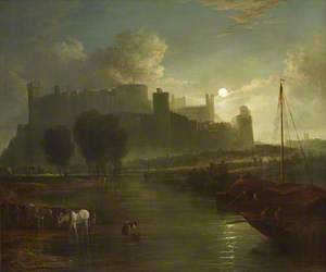 View of Windsor Castle by Moonlight