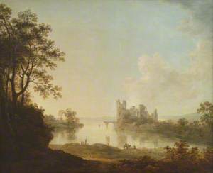Ruined Castle on a Lake