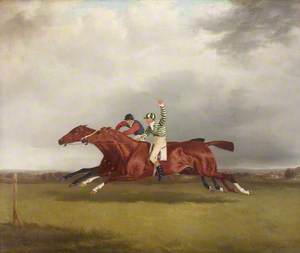 Horse Race between Mr T. Cosby's 'Copper Captain' and Lord Lichfield's 'Minster', October 1833