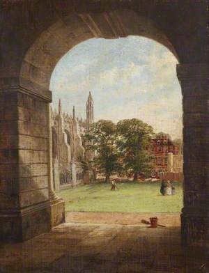 King's College Chapel from the Gibbs Building, Cambridge