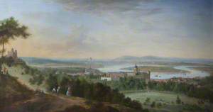 Panoramic View of Greenwich, the Thames, and London, from the East (One Tree Hill)