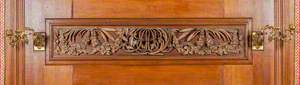 Carved Limewood Frieze with the Monogram of Sir John Brownlow