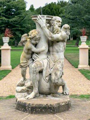 Father Time with Putto