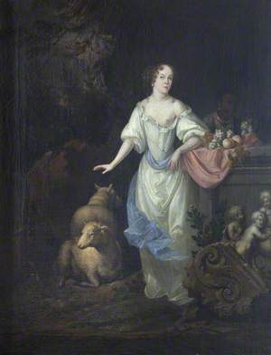 Portrait of an Unknown Lady as a Shepherdess