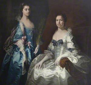 Martha Tyrrell (d.1768), Lady Drury, and Her Daughter, Mary Ann Drury (1740–1769), Later Countess of Buckingham