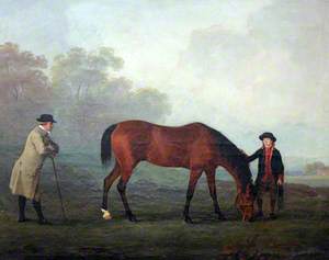 'Furiband', with His Owner, Sir Henry 'Harry' Harpur (1739–1789), 6th Bt, and a Groom