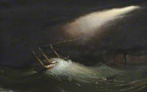 HMS 'Melpomene' in Distress, 17 November 1805