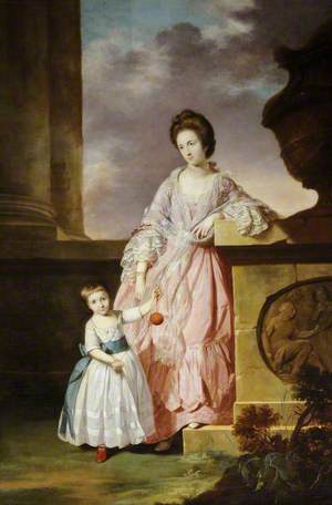 Lady Frances Greville (1744–1825), Lady Harpur, and Her Son Henry Harpur (1763–1819), Later Sir Henry Harpur Crewe, 7th Bt