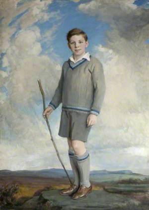 William Henry Cecil John Robin Watson-Armstrong (1919–1987), 3rd Baron Armstrong of Bamburgh and Cragside, as a Young Boy