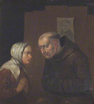 The Confessional – A Friar and Fair Penitent